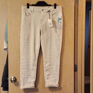 Cosmic Blue Love Adrianne Boyfriend Jean - Off White